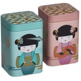 Duo de boîtes "Geisha" cylindrique 150g