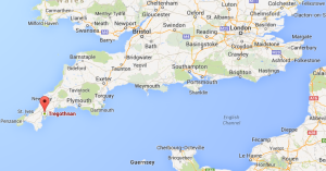 carte google map de Cornouailles