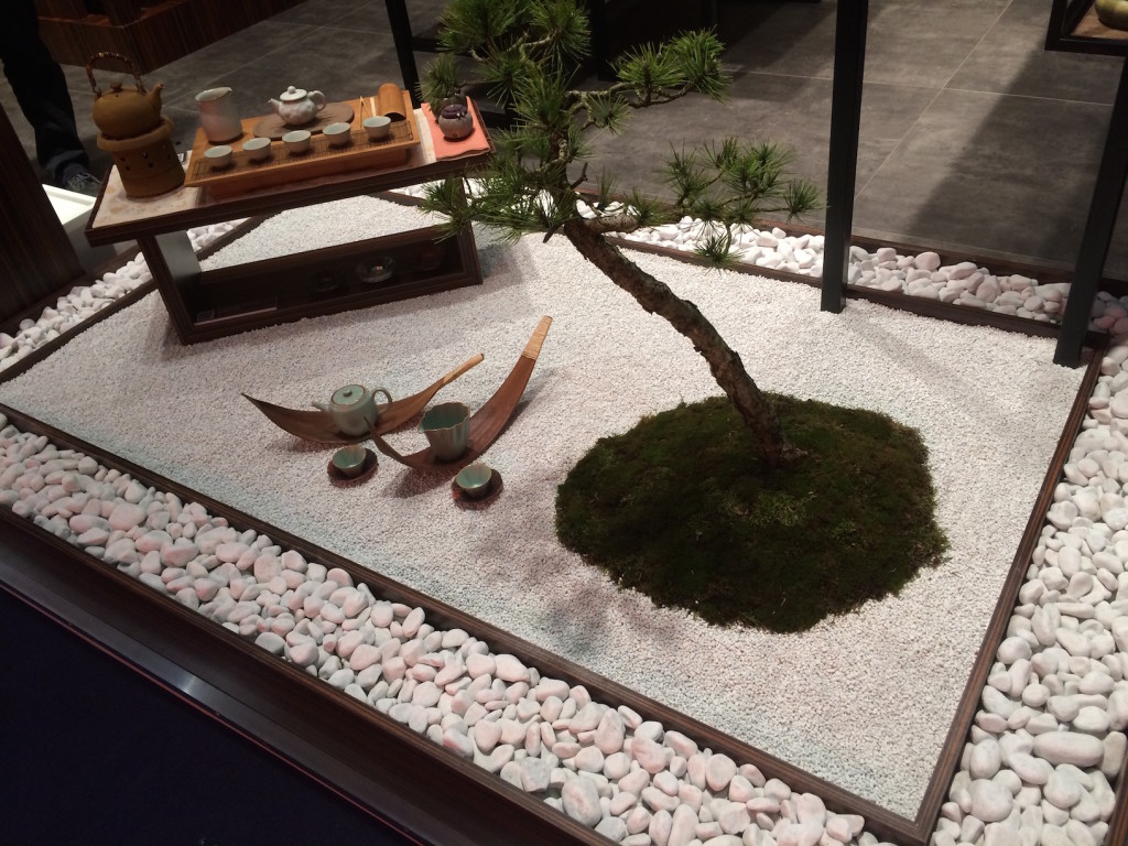 jardin zen japonais d'intérieur