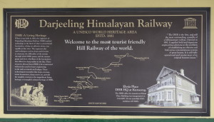 Le tracé de la Darjeeling Railway