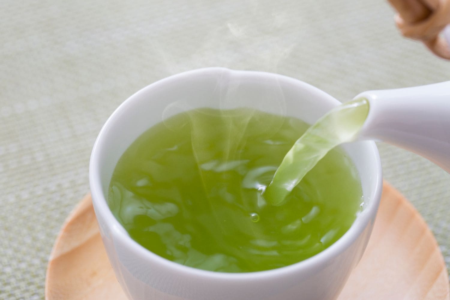 tasse de thé vert du Japon