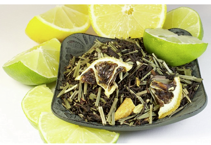 Thé parfumé au citron
