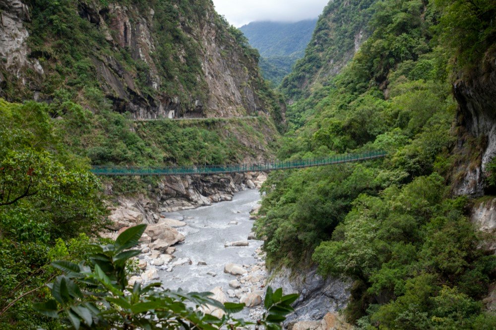 Montagnes du parc national de Taroko à hualien Taiwan