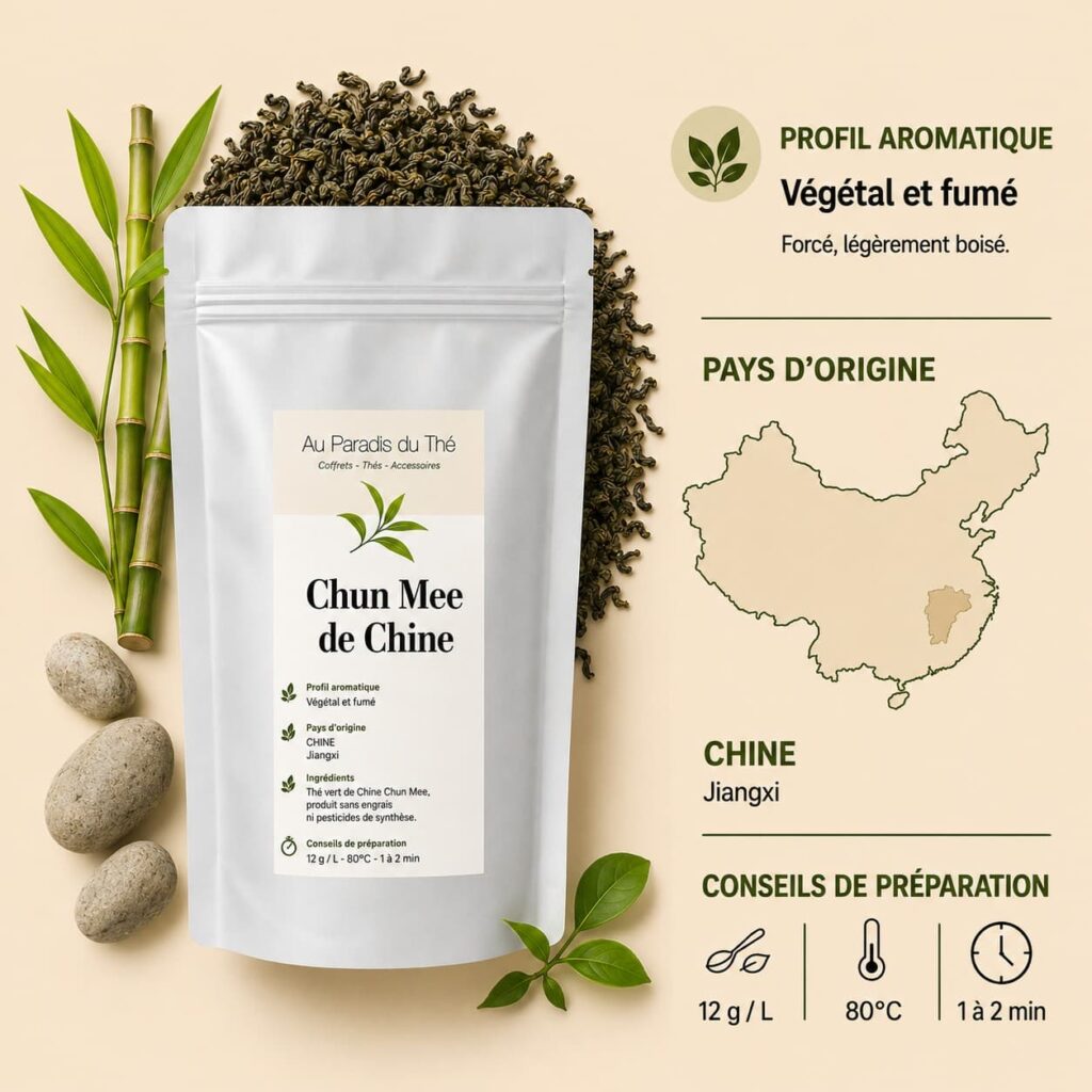 fiche Chun Mee de Chine