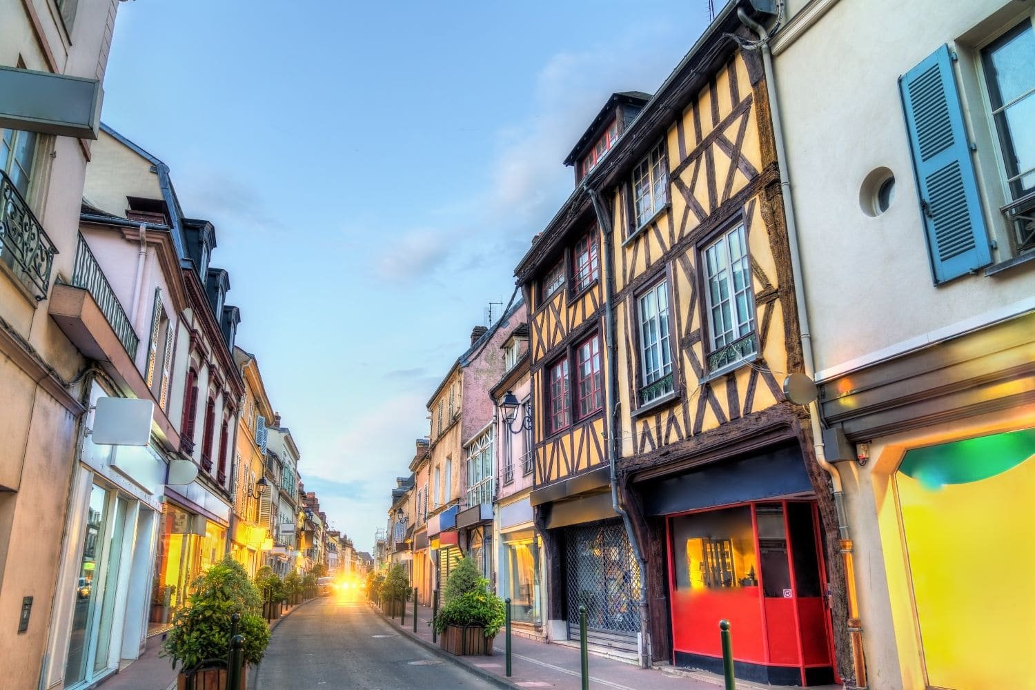 Rue du centre ville de Dreux