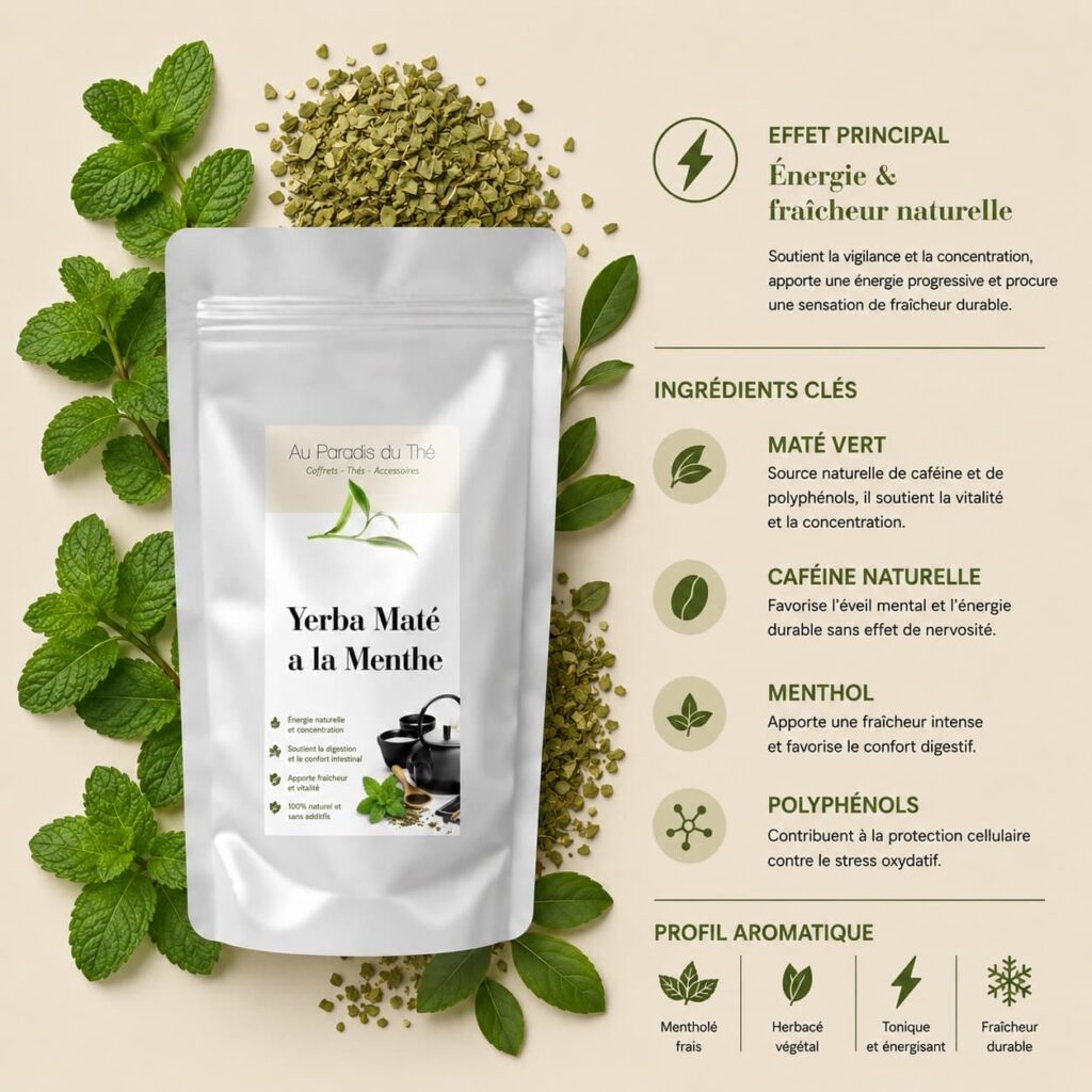 fiche maté a la menthe