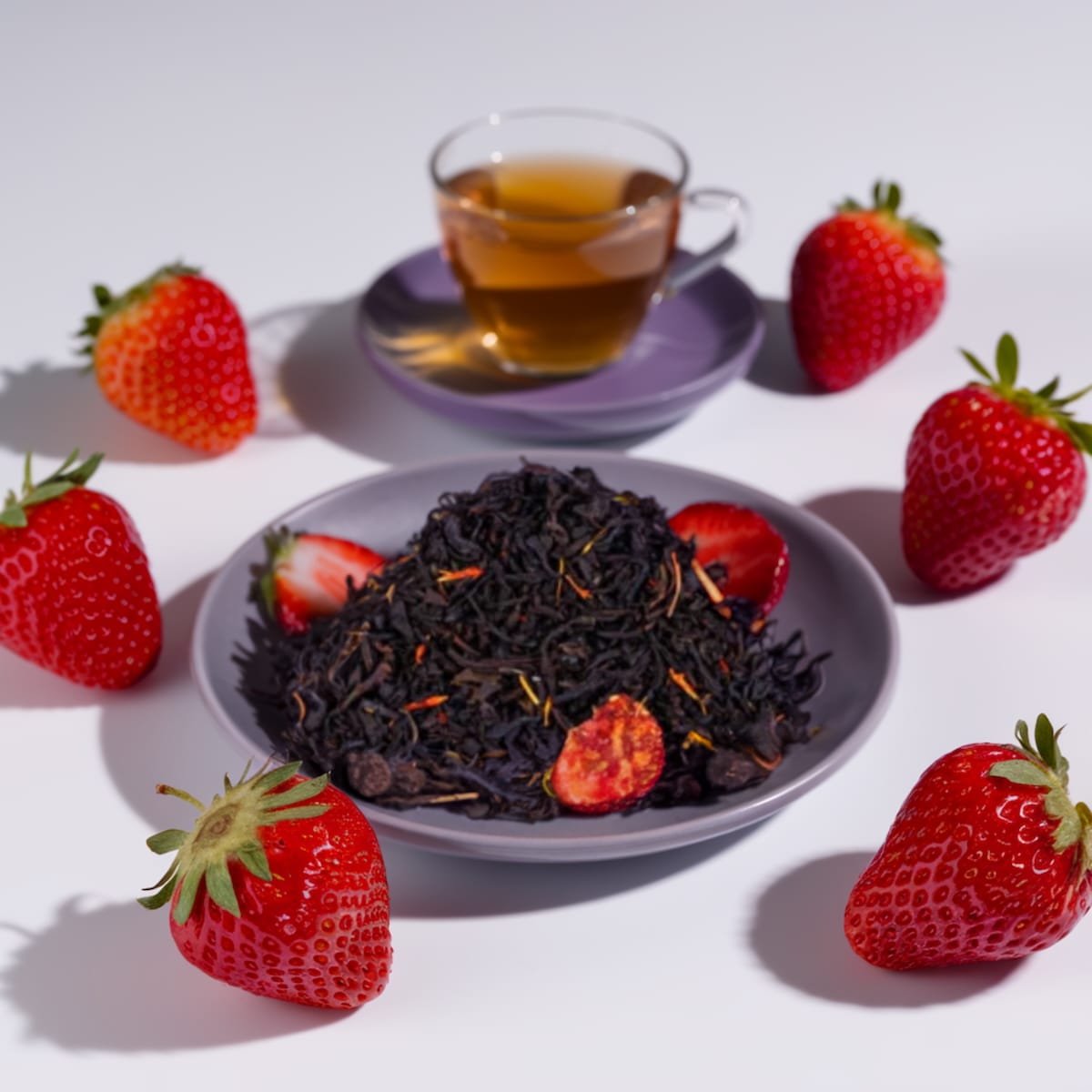 Thé noir Fraise Pétillante Thé noir Fraise Pétillante