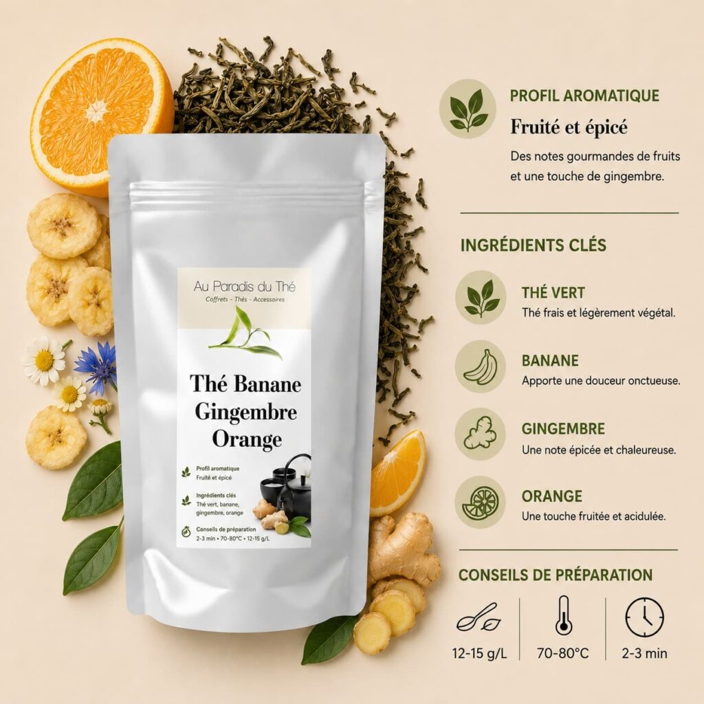 fiche banane gingembre orange