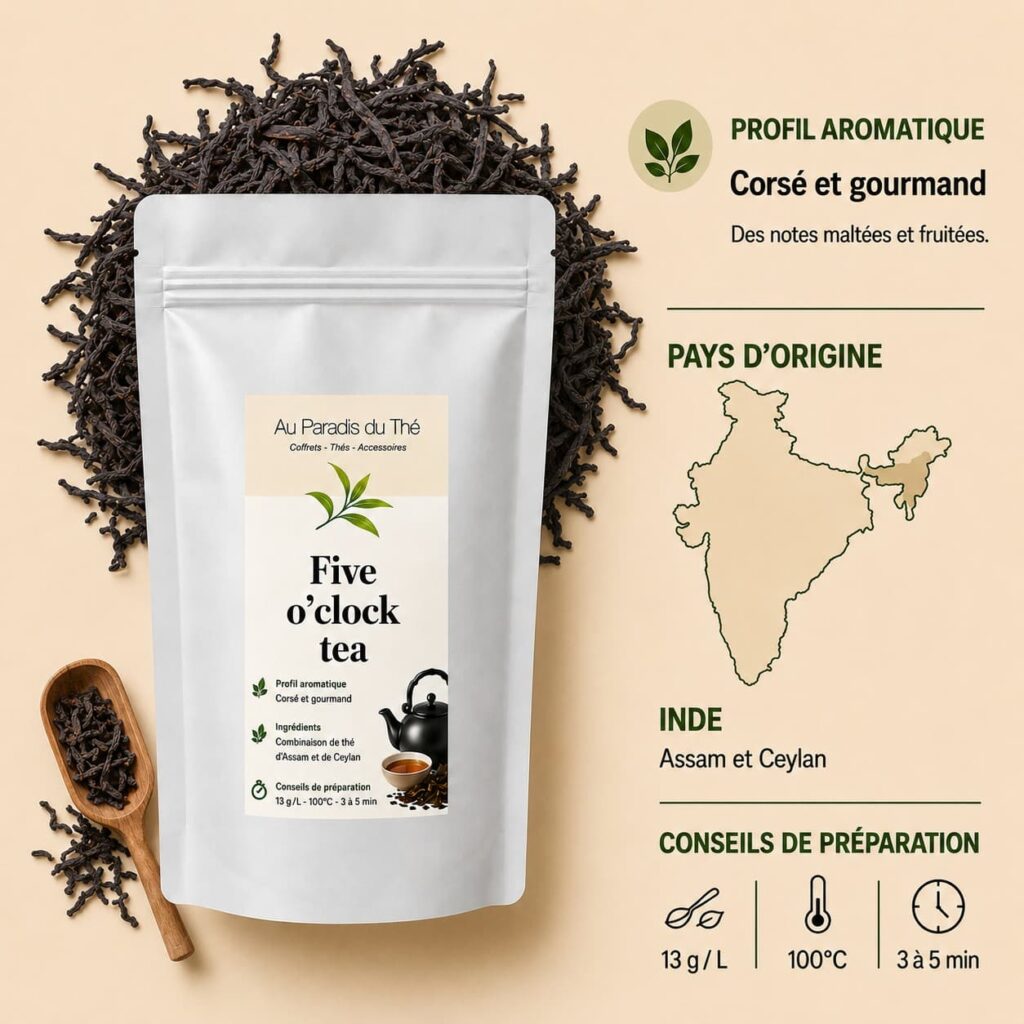 fiche Five o’clock tea