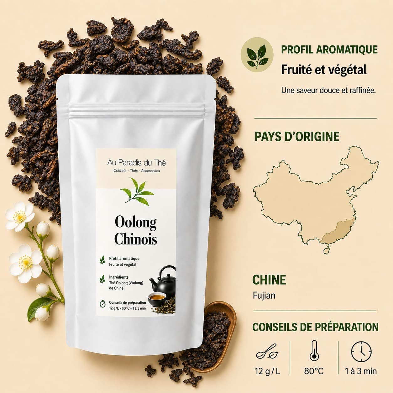 fiche Oolong Chinois