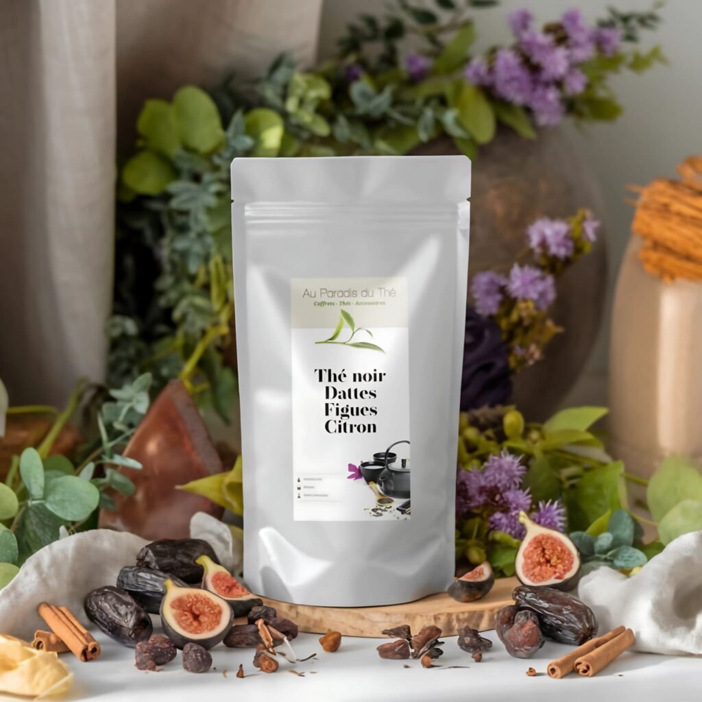 sachet refermable thé noir dattes figues citron sachet refermable thé noir dattes figues citron