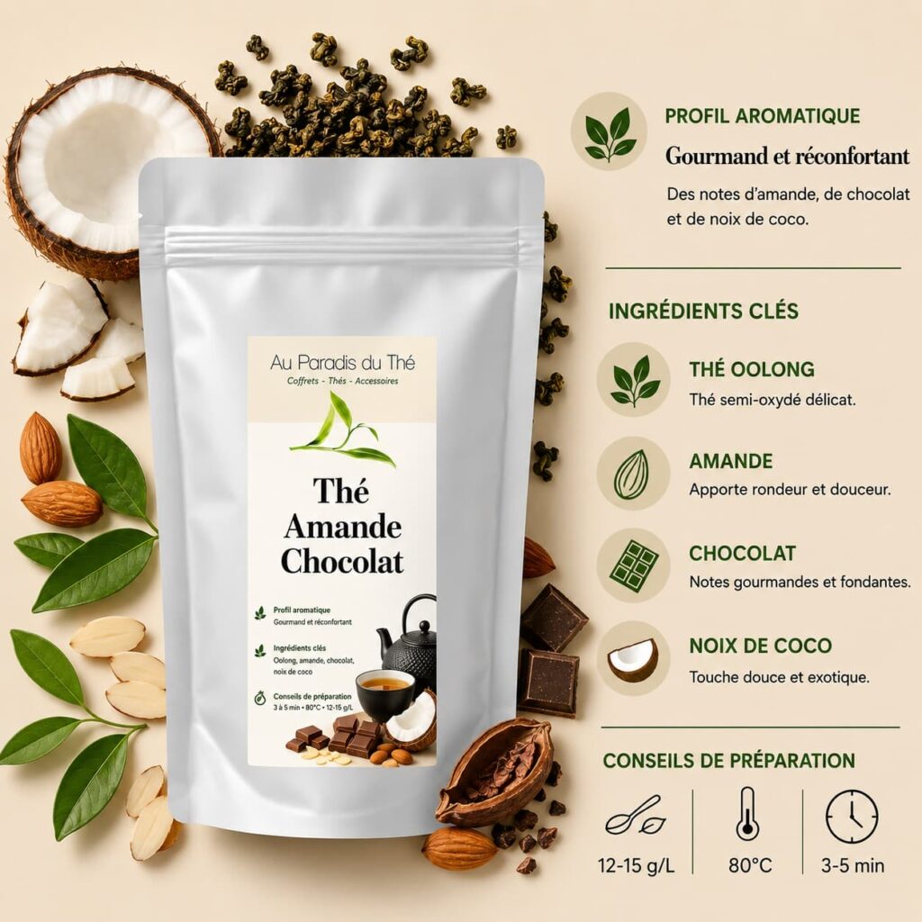 fiche thé amande chocolat