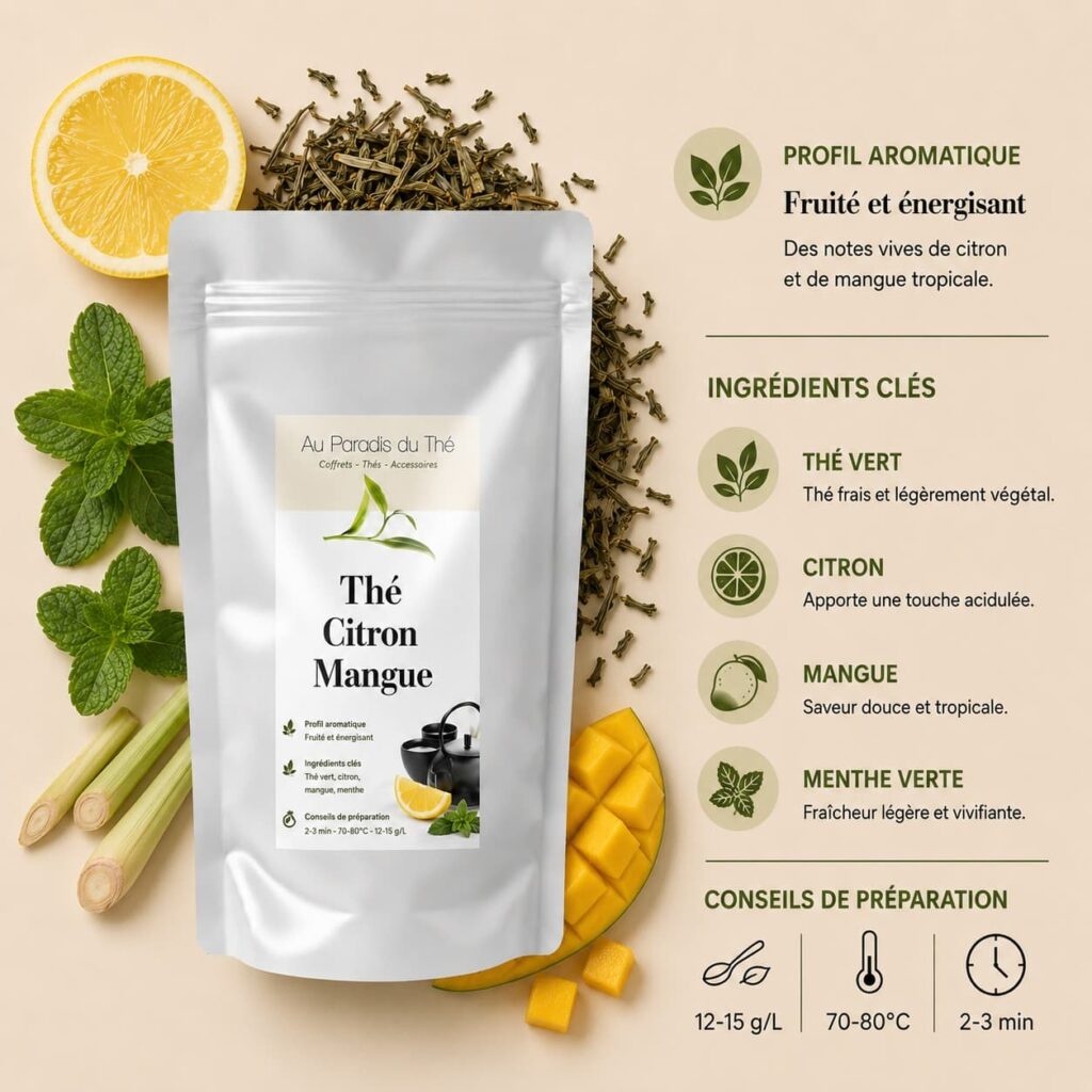 fiche citron mangue