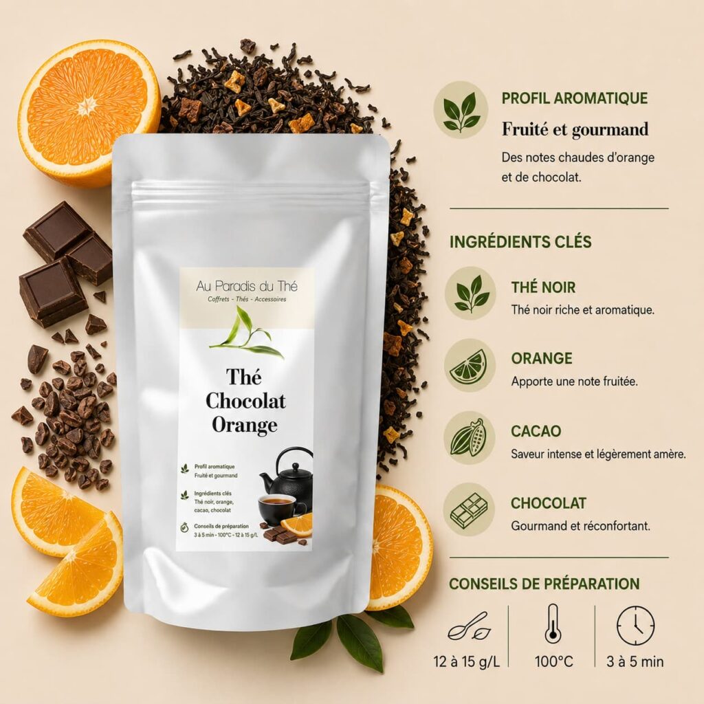 fiche orange chocolat