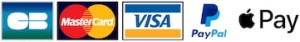 Cartes bancaires, Visa, Mastercard, PayPal, Apple Pay