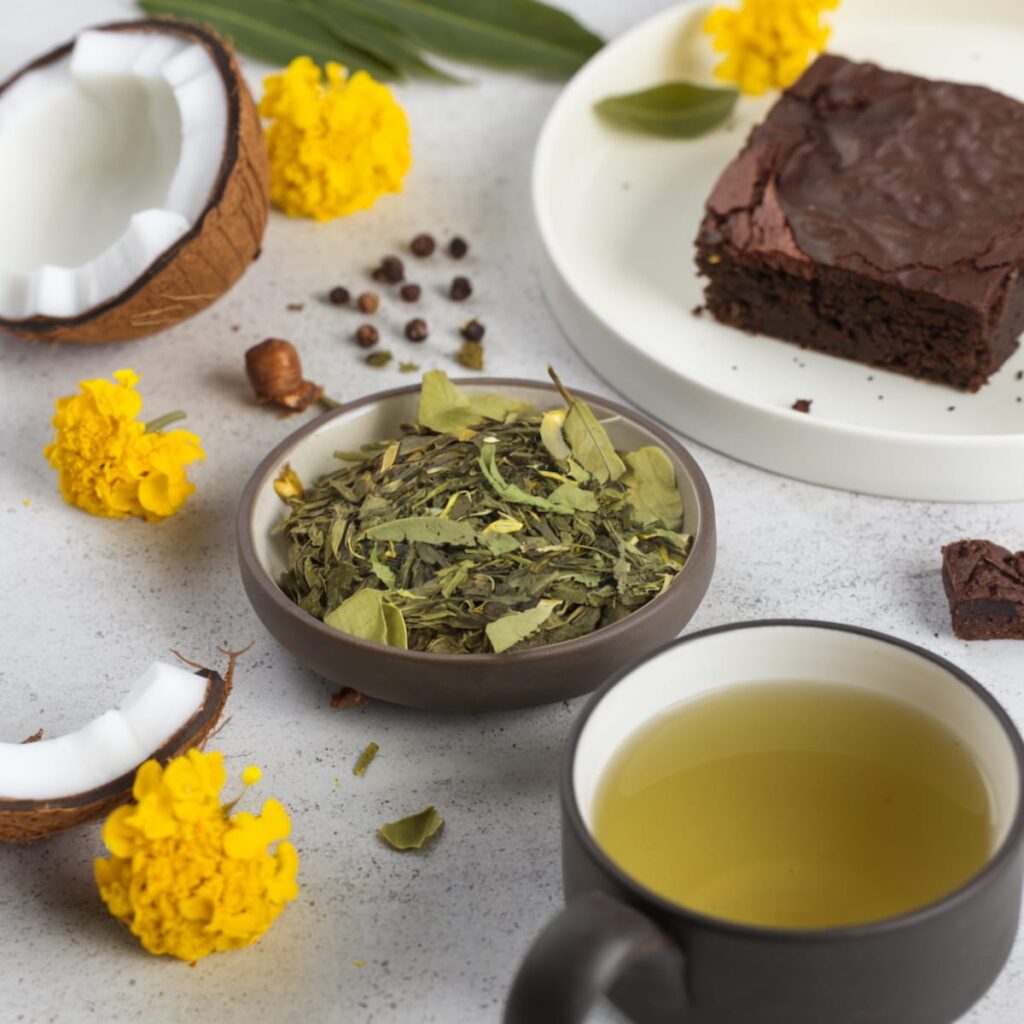 Thé vert façon Brownie Cacao