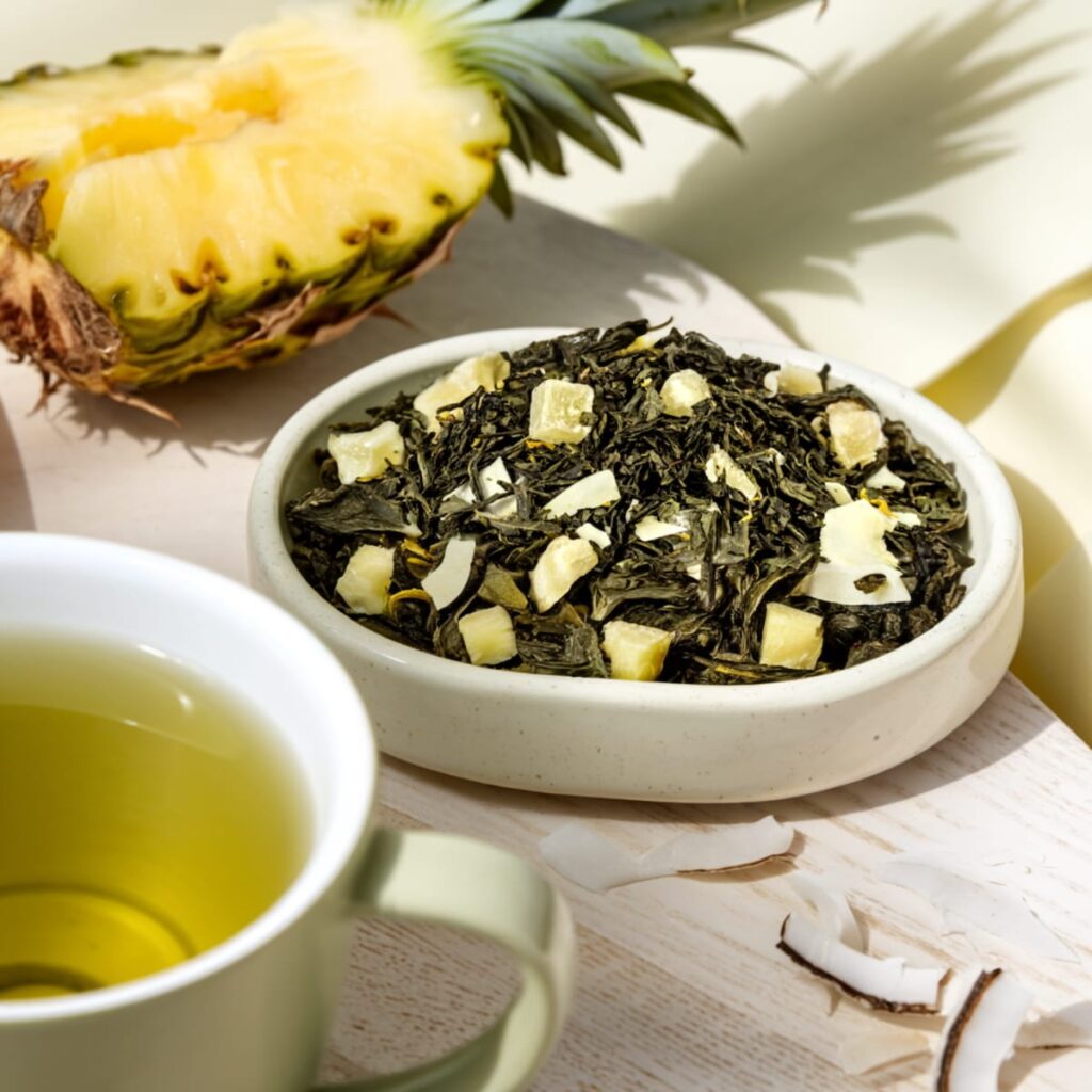 Thé vert façon Pina Colada