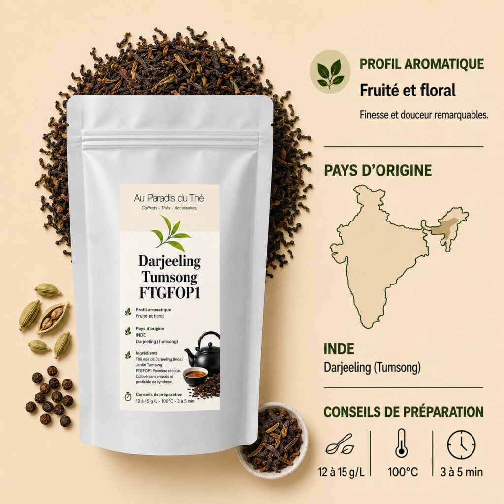fiche Darjeeling Tumsong FTGFOP1