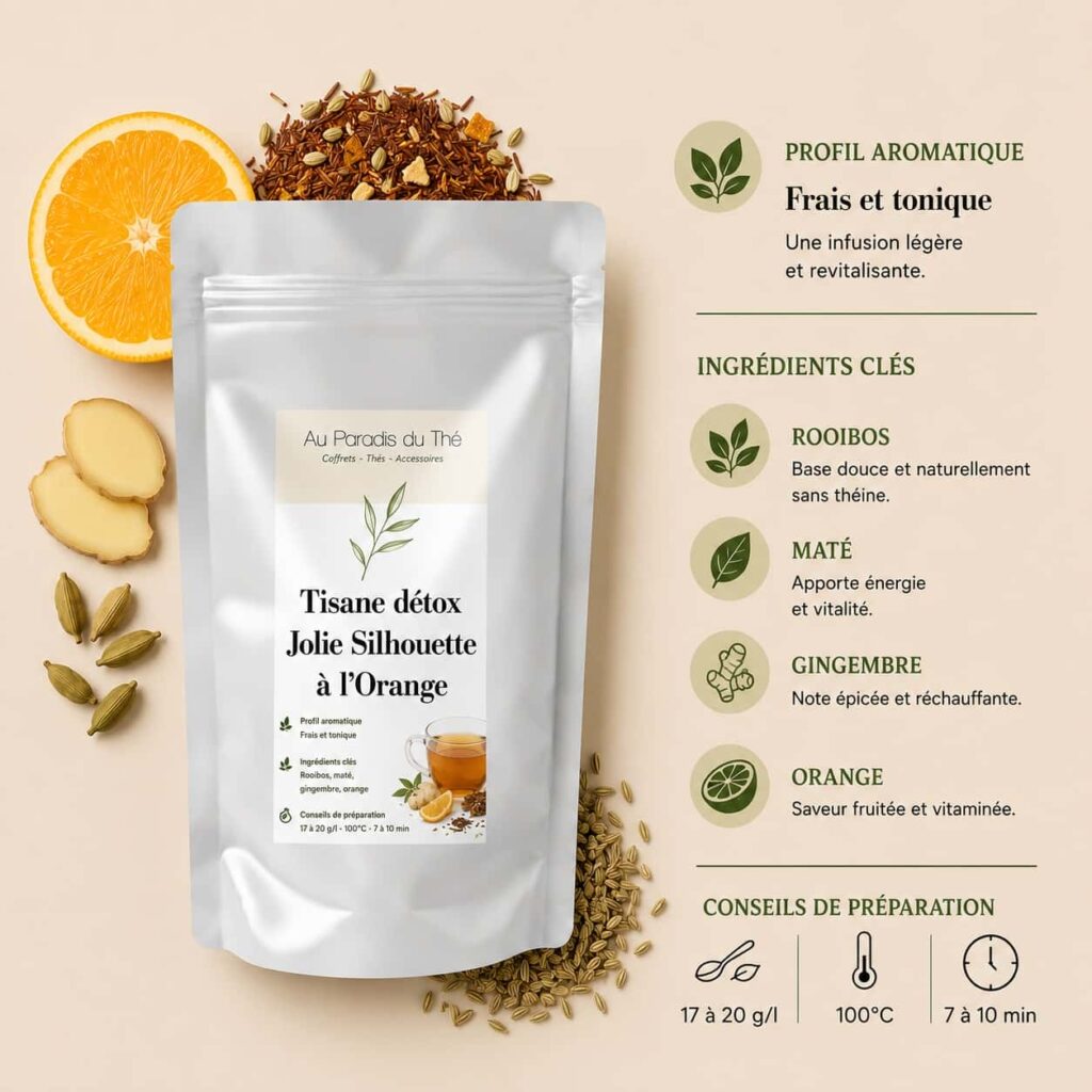 Infusión detox Jolie Silhouette de naranja — foto 3
