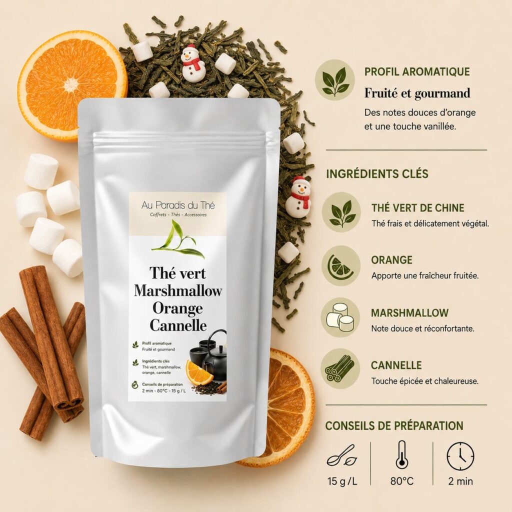 fiche marshmellow orange cannelle