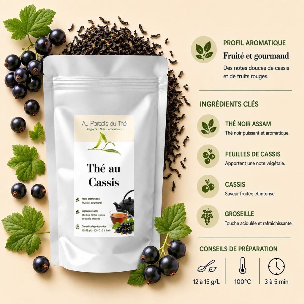 fiche thé cassis