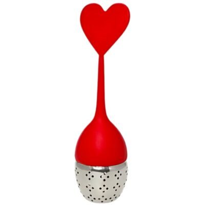 Boule à thé coeur en silicone