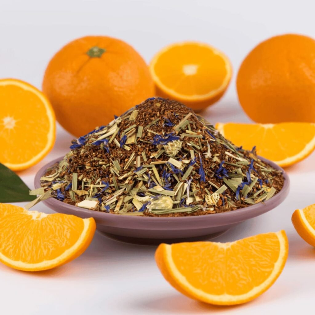 Rooibos_orange Rooibos “Kalahari” à l’Orange