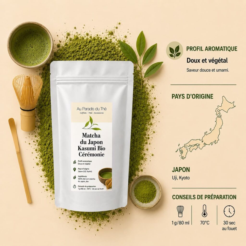 fiche matcha kasumi bio