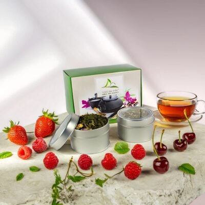 Coffret 2 thés fruits rouges