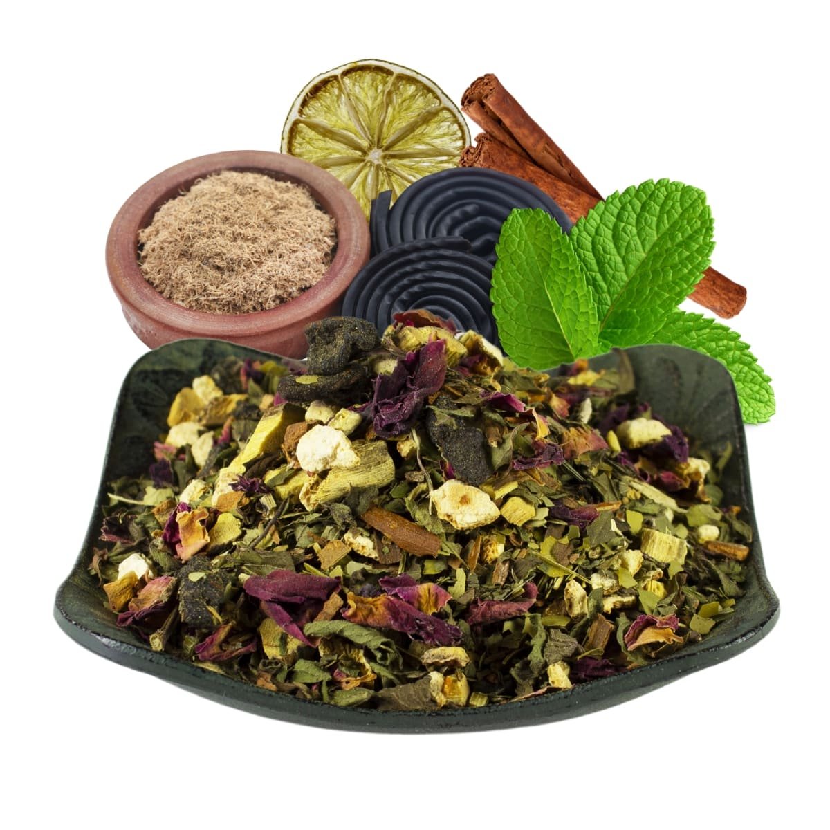 Maté réglisse menthe Maté avec de la réglisse, menthe et cannelle