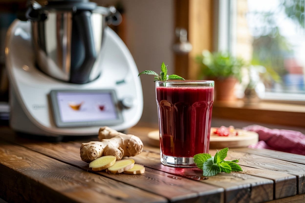 bissap au gingembre avec un thermomix