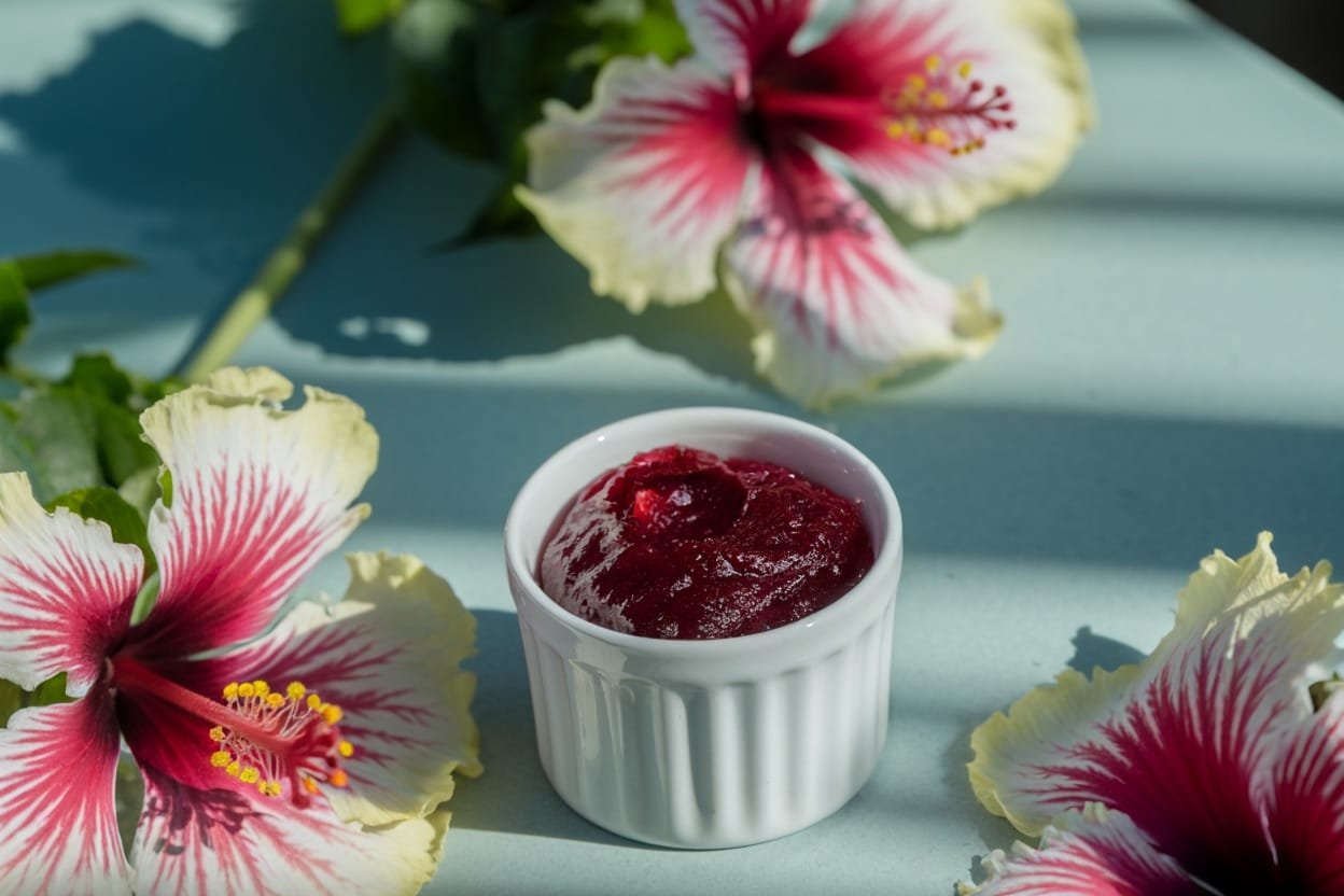 confiture bissap hibiscus