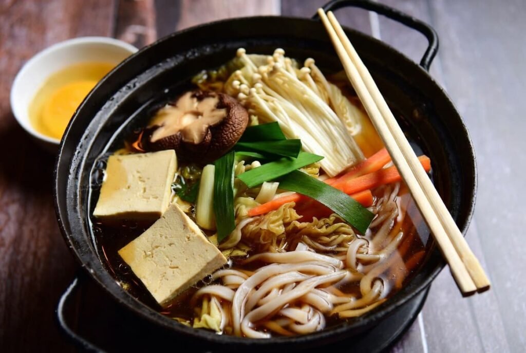 sukiyaki tofu végétarien